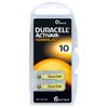 Hearing Aid Batteries Duracell Activair 10, 1 Packet (6 Batteries)