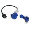 Perel ECEEA1 40 m Adaptor Cable Schuko Plug to CEE Socket