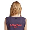 G-STAR RAW Women's Boxy Cropped Graphic Vest Tops, Purple (Carbonne Purple D22787-c336-0013), XL