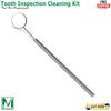 Dental Explorer Sickle Scaler Probe Mirror Handle Tooth Inspection Cleaning Kit