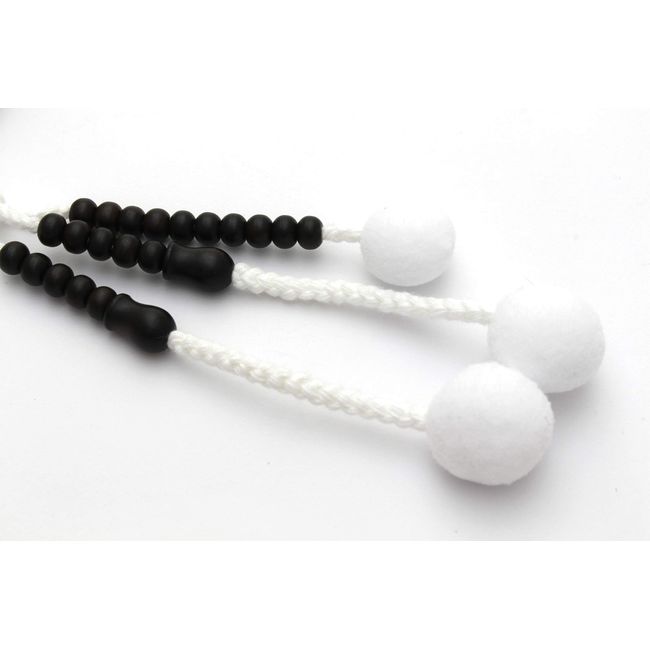 Soka Gakkai Prayer Beads Natural Kyoto Made in Kyoto, Solid Shimakokutan, Cotton Swabs, Wood, SGI Mala Beads, Banded Ebony, For Men