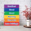 Funky Monkey House Colour Behaviour Chart/Warning Chart - Children–Toddlers–SEN–Autism–ADHD – EXC