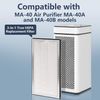 Air MA-40 Replacement Filter 3-in-1 High-Efficiency HEPA  and Activated Carbon