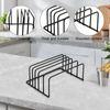 Lunaanda Dish Drainer Rack,Dish Racks for Kitchen Counter, Rustproof Kitchen Dish Drying Rack,Sink Dish Drainer Rack,Space-Saving Dish Rack for Kitchen,Black