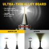 AUXITO 9005 LED Headlight Bulbs Conversion Kit High Beam Super Bright Y13 EOA