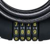 Oxford Lk204 Combi Lock, Smoke, 1.5m x 12mm