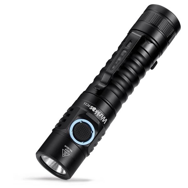 Pocket LED Flashlight, High 90CRI Ultra Bright Max 1300 Lumen Mini Flashlight with Standard USB A-C Cable,IP67 Waterproof,Magnetic Tailcap, Great for Indoor/Outdoor Activities(2700K Warm)