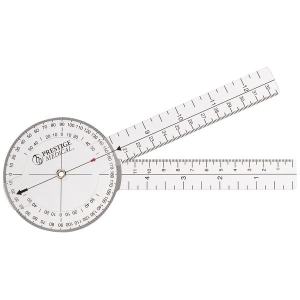 Prestige Medical Protractor Goniometer, 8 Inch, 0.70 Ounce
