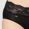 Sloggi Damen Romance Midi Slip, Schwarz, 42 EU