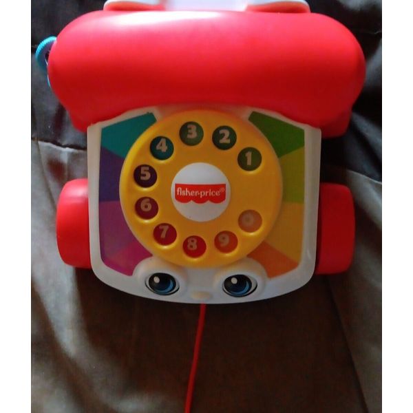 Fisher Price Toddler Pull Toy Chatter Telephone Nice Condition