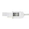 Holiday Lighting Outlet C9 Christmas Light String, Patio Event Lighting, 25', White Cord, 12" Socket Spacing, E17