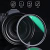 K&F Concept 82mm Black Diffusion 1/4 Filter Soft Glow Diffuser Cine Effect Lens Filters Wateproof (Nano-X Series)