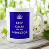 Victorian Printing Co - Keep Calm -I'm an Inspector, Ceramic, 11fl.oz.