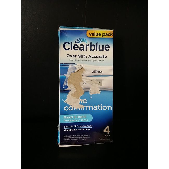 CLEARBLUE RAPID & DIGITAL PREGNANCY 4 TESTS Exp 12/2025+