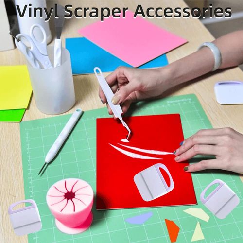3PCS Craft Weeding Tools Craft Vinyl Weeding Tools Set Weeding Tool for Vinyl Vinyl Scraper Accessories for Cricut Scrapbooking Silhouettes and Cardstock
