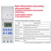 Heschen Digital LCD Power Weekly Programmable Timer Relay Switch THC15A AC 220-240V 16 Amp SPST 35mm DIN Rail