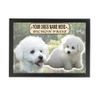 Bichon Frise Personalised Dog Breed Gift Lap Tray
