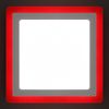 18w Square LED Ceiling Light Cool White with Red Ambient Rim Surface Mount Easy Install