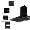 30" Range Hood Wall Mount Kitchen Exhaust Vent 450 CFM LED Light Button control