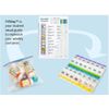 PillMap Visual Pill Planner for Medication, Supplements, and Vitamins Management Guide for Pill Box Organizer Containers, Pill Map