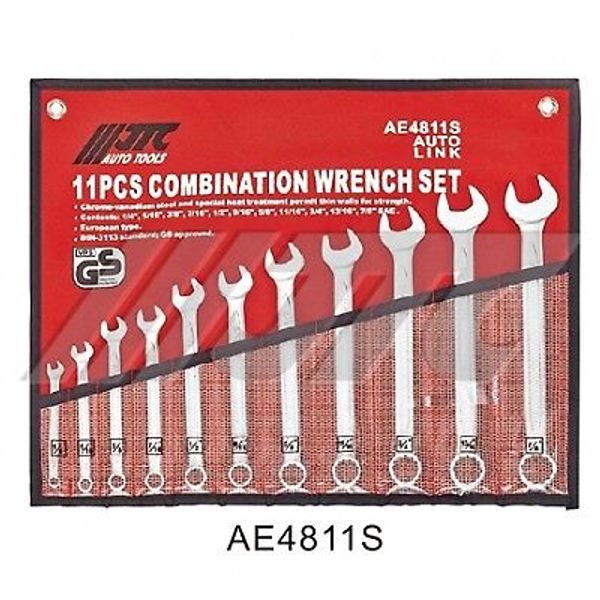 JTC COMBINATION WRENCH SET( EURO-TYPE), JTC TOOLS # AE4811S