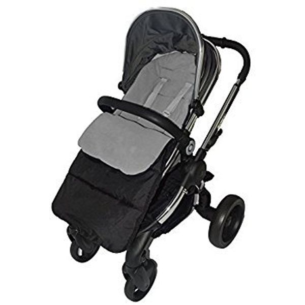 Footmuff/Cosy Toes Compatible with iCandy Peach Pushchair Dolphin Grey