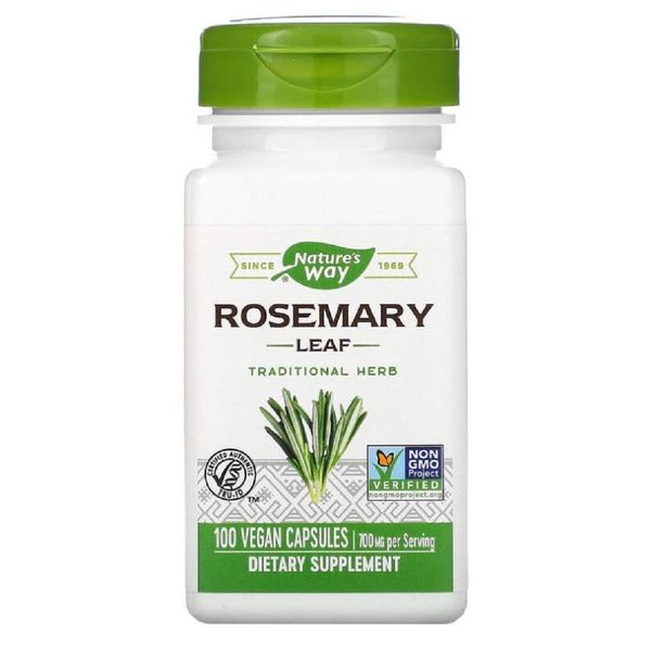 Nature's way Rosemary Leaves - 100 Capsules, 100 Count  