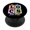 It's the Locs for Me Sisterlocks Dreadlocks PopSockets with Interchangeable PopGrip