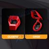 Gloss Red Engine Start Stop Push Button Switch Decor Cover Trim Car Accessories