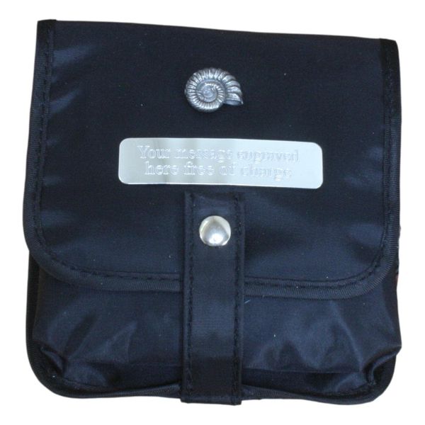 Ammonite Fossil Personalised Travel Pill Box with Free Engraving 428
