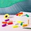 80 Pieces Chewies Aligner Aligner Tray Seaters Chewies Colourful Aligner Seater Chewies Chompers, 8 Colors