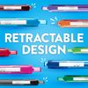 Paper Mate InkJoy 300RT Retractable Ballpoint Pens | Medium Point (1.0 mm) | Assorted Colours | 24 Count