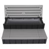 2-Step 36" Patio Spa Hot Tub Step Slip-Resistant Surface W/ Compartment Storage