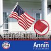 Annin Flagmakers Model 2300 American Flag All-Weather Nylon SolarGuard Nyl-Glo, 6 x 10 Feet