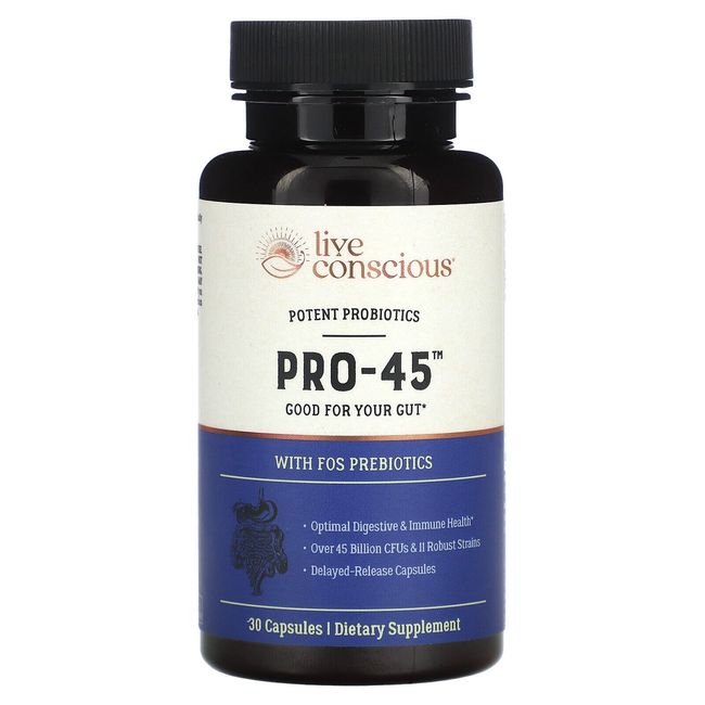 PRO-45, Potent Probiotics, 30 Capsules