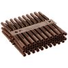 Rawlplug Plastic Plugs (100) Brown - (Screw Sizes 10-14)
