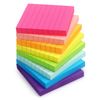 Eastern Wolf 8 Pads Lined Sticky Notes 3x3 Sticky Notes with Lines Self-Stick Note Pads 8 Bright Multi Colors, 85 Sheets/Pad