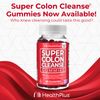 Health Plus Super Colon Cleanse 30 Day Supply of Gentle Gut Cleanse Detox, Psyllium Husk, Probiotics for Constipation Relief & Digestive Support, 120 Capsules