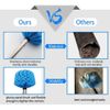 93 inch L Reach Extend Handle Cobweb Duster  Medium Stiff Bristle Brush Cleaning