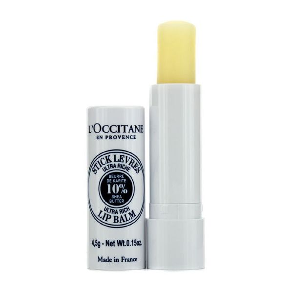 月間優良ショップ受賞  L'Occitane Shea Butter Lip Balm Stick ロクシタン シアバター　リップバームスティック 4.5g/0.15oz  海外通販