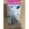 SharkBite 1/2” x 1/2” x 3/8” Compression Chrome-Plated Brass Service Stop Tee