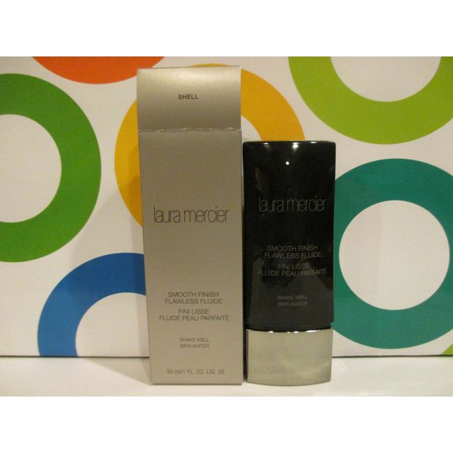 LAURA MERCIER ~ SMOOTH FINISH FLAWLESS FLUIDE ~ SHELL ~ 1 OZ BOXED