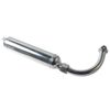 Exhaust Muffler Pipe Gasket Kit for 2 Stroke 49cc 60cc 66cc 80cc Engine Silver