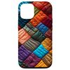 Luxury Art for iPhone 15 Cell Phone - Patchwork Smartphone Case