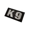 IR Multicam Reflect K9 Dog Handler Paw K-9 Tactical Fastener Patch (Black and White)