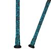 SUPACAZ Super Sticky Kush Splat Blue Refractor 1.1mm Bat Grip