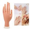 Xmasir Practice Hand For Acrylic Nails Nail Practice Hand Nail Art Practice Tool Set False Hand For Training,2 Sheets Glue Sticker And 20 Pieces Full Cover False Nail(without Holder Stand)