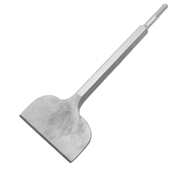 SPKLINE 4 Inch Wide Tile & Thinset Scaling Chisel SDS-Plus Shank 4" x 11" Thinset Scraper Wall and Floor Scraper Works with All Brands of SDS-Plus Rotary Hammers and Demolition Hammers