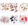 TOROKOM Water Transfer Nail Stickers, 3D Stickers, Dragon Snake Cupid Angel Eros Kanji Nail Art Sticker Decals, Nail Art, Design, Nail Decor, Adult Kids, Nail Jewelry (Set of 24)