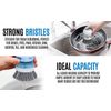 Premium Soft-Grip Scrub Brush, Heavy-Duty Kitchen & Bath, Non-Scratch, 3-Pack